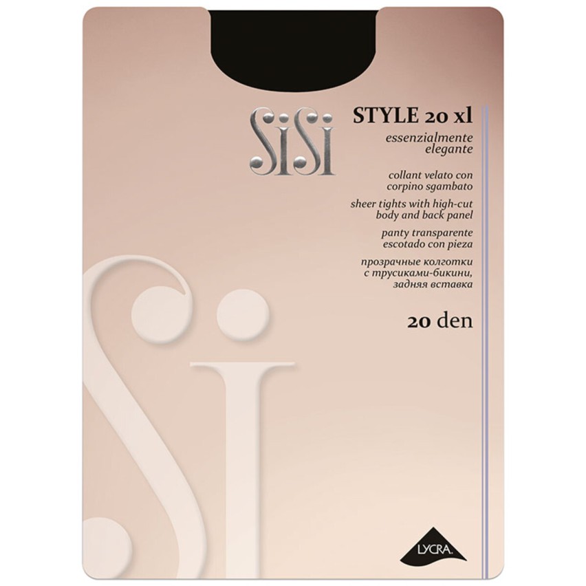Collant corpino ricamato Sisi Style 20 den