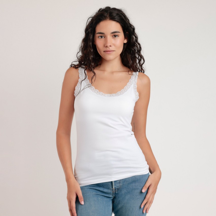 Canotta donna Spalla Larga cotone Admas 43566