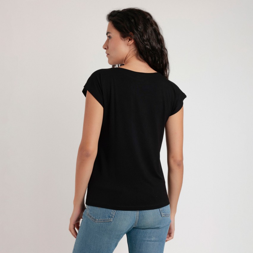 Maglia donna con stass luminosi in viscosa Admas 43625