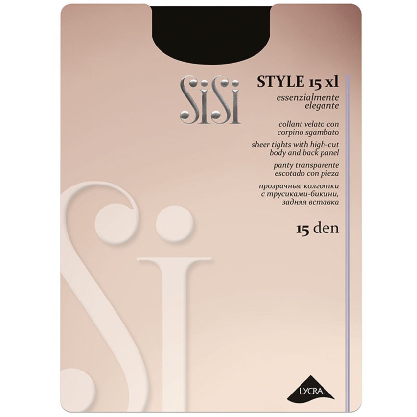 Collant corpino ricamato Sisi Style 15 den