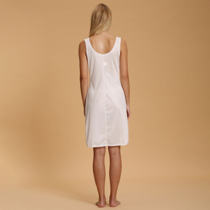 Sottoveste spalla larga Andra 46 scollo pizzo