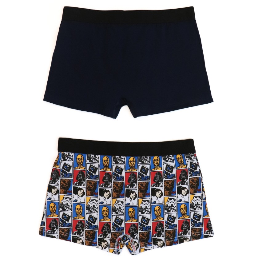 Boxer uomo cotone elasticizzato Star Wars 2 pezzi
