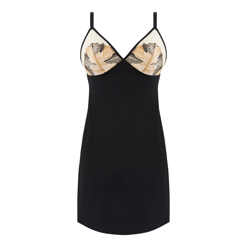 Sottoveste in microfibra e tulle ricamato Sans Complexe 51SAP04