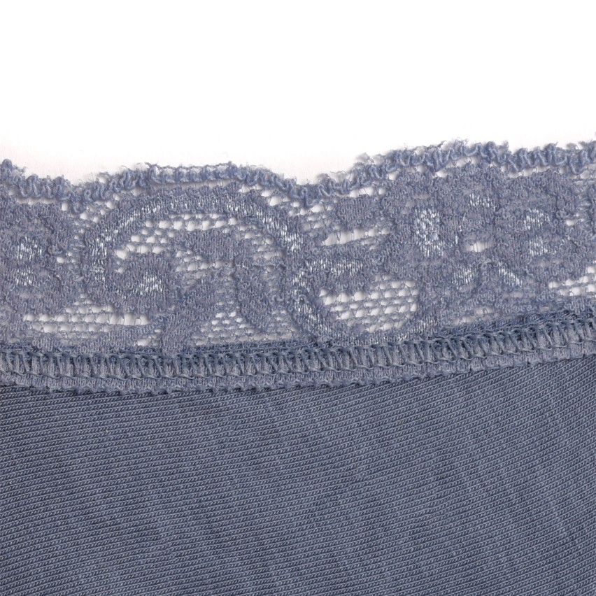 Slip donna midi Jadea 532 in cotone modal e pizzo 3 pezzi