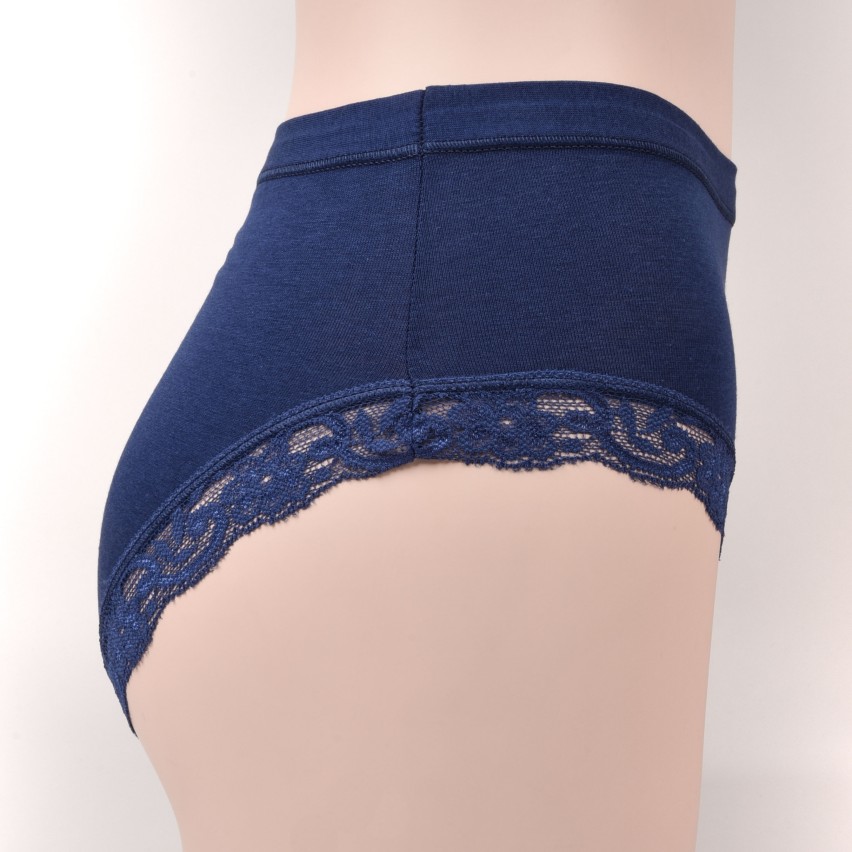 Slip donna midi Jadea 532 in cotone modal e pizzo 3 pezzi