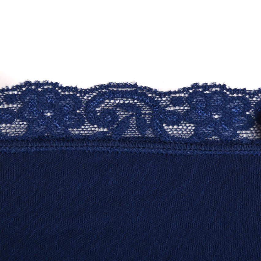 Slip donna midi Jadea 532 in cotone modal e pizzo 3 pezzi