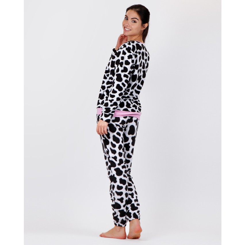 Pigiama Unico Intero Donna In Pile Con Cappuccio Animale - Caldo E Morbido Per Autunno E Inverno, Ideale Per Cosplay Halloween - 3