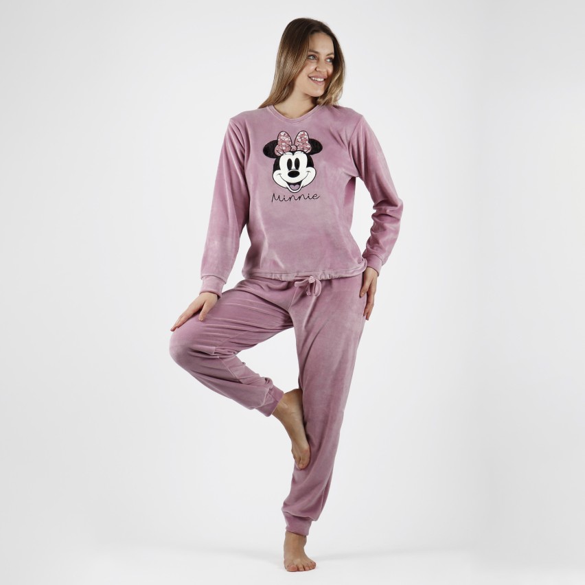 Pantalone Classico Da Donna Minnie Mouse - Minnie Faces - Bianco, Lavaggio A Mano