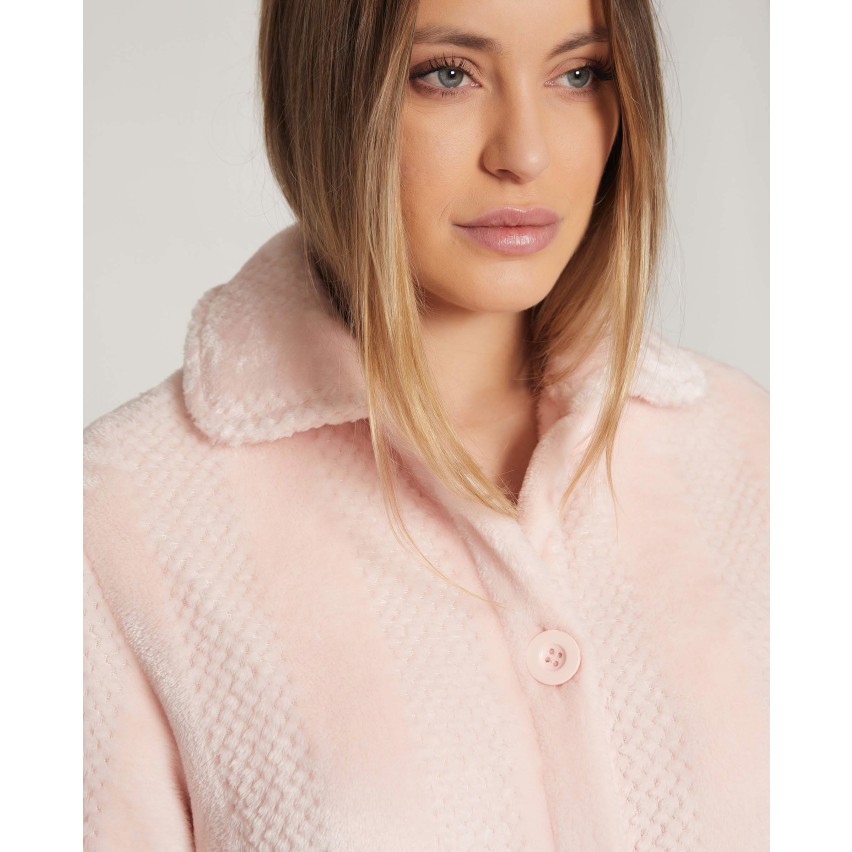 Giacca camera donna Admas 57414 aperta pile coral