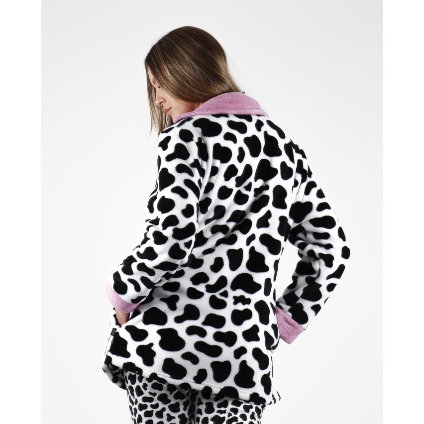 Vestaglia donna invernale Santoro Gorjuss 57505 pile coral Intimorosa