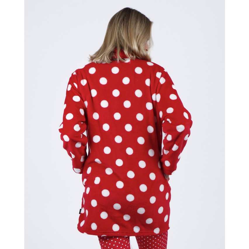 Vestaglia donna Santoro Gorjuss 57538 caldo pile coral