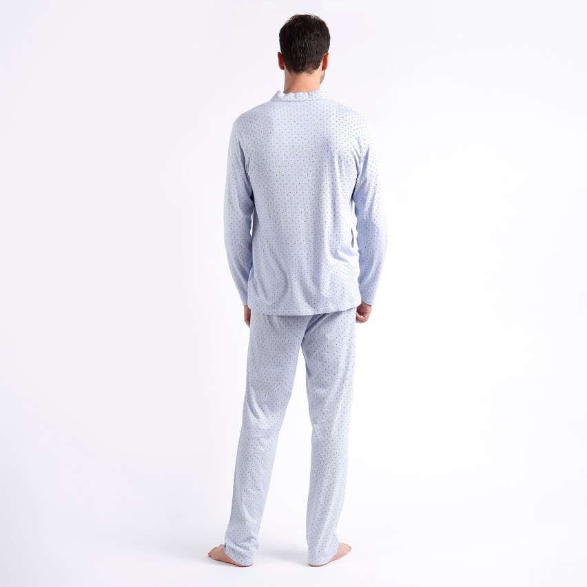 Pigiama uomo maglia aperta cotone e viscosa Admas 60310