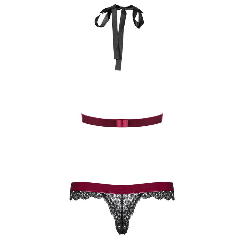 Sexy body a perizoma Obsessive Rossita teddy pizzo nero
