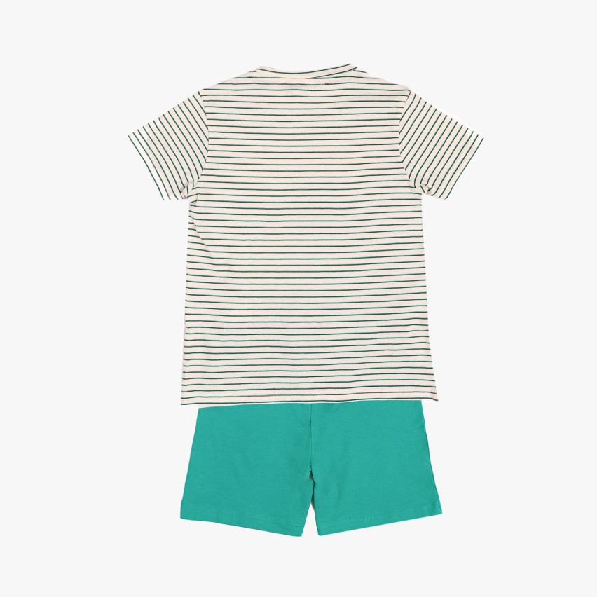 Pigiama bambino Smiley 60998 rigato 100% cotone