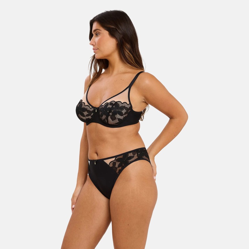 Slip vita media tulle e microfibra Sans Complexe 60PAN73