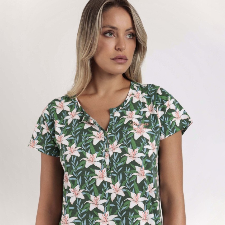 Abitino da casa stampa tropicale Admas 61337