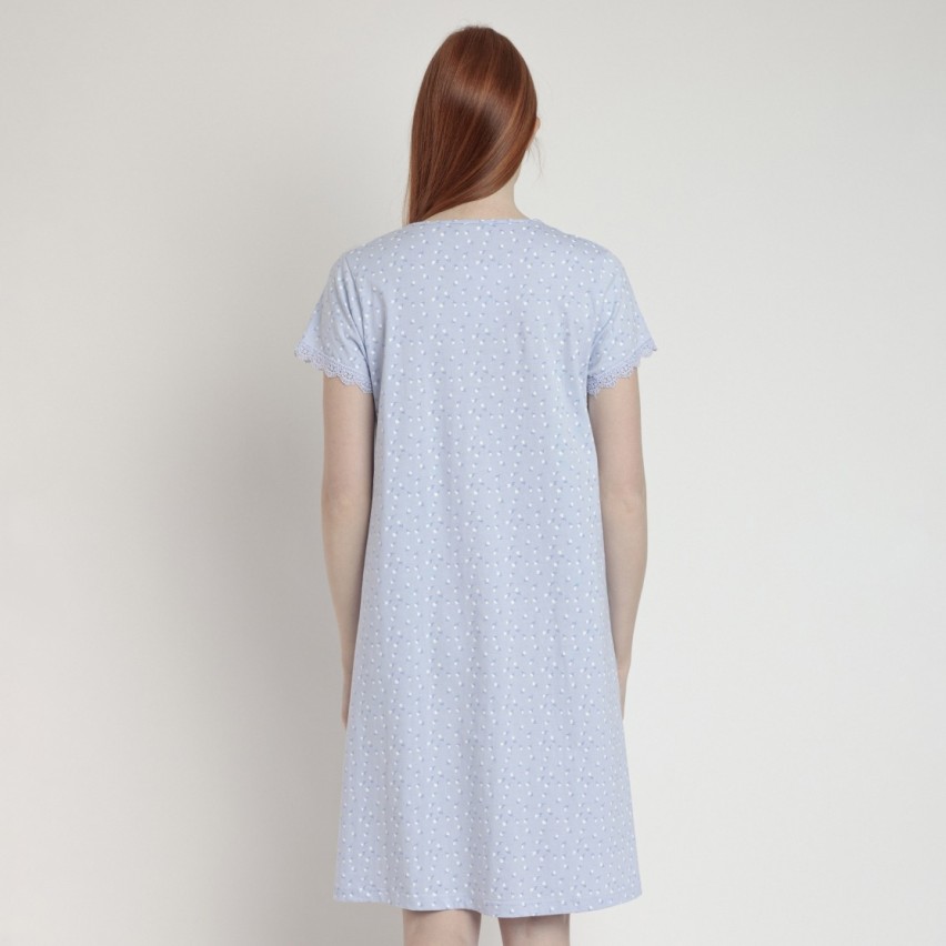 Camicia da notte donna puro cotone Admas 61359