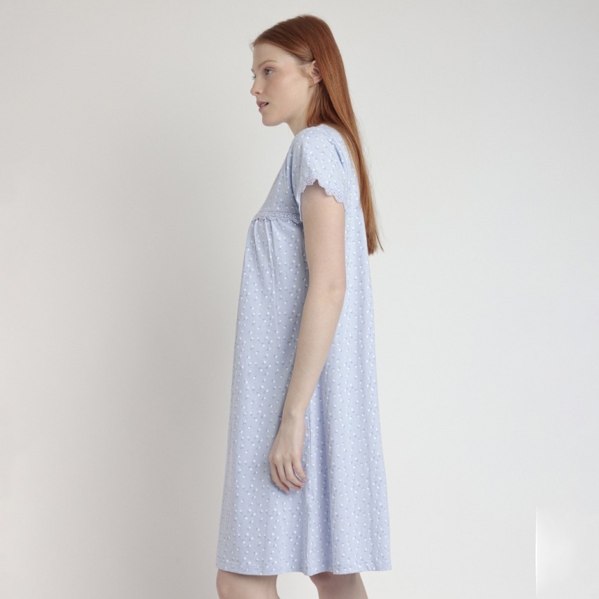 Camicia da notte donna puro cotone Admas 61359
