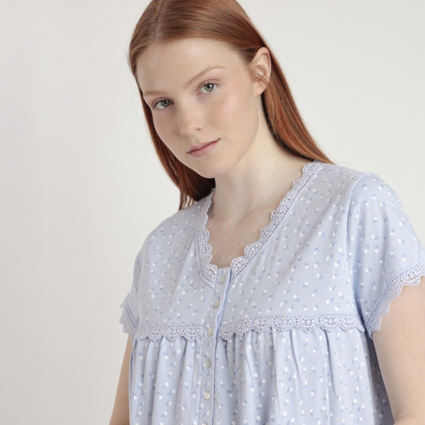 Camicia da notte donna puro cotone Admas 61359