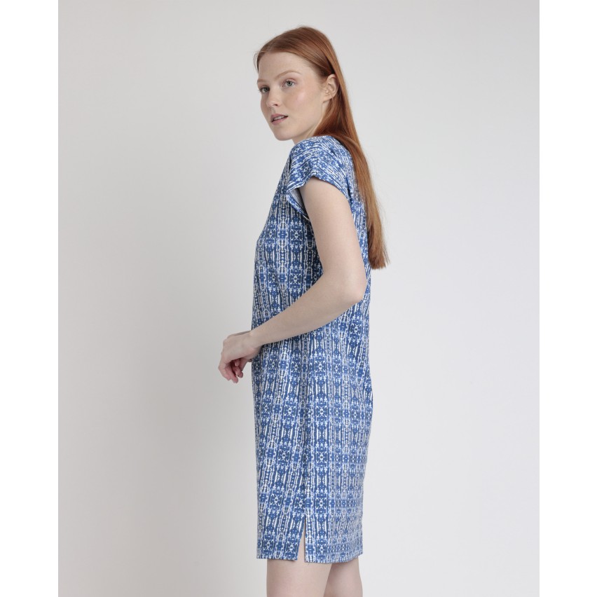 Abitino Donna Estivo fantasia etnica 100% cotone Admas 61373