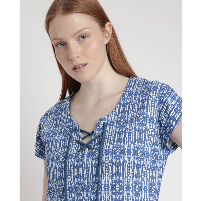 Abitino Donna Estivo fantasia etnica 100% cotone Admas 61373