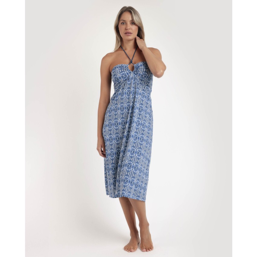 Abitino Estivo Donna fantasia etnica 100% cotone Admas 61392