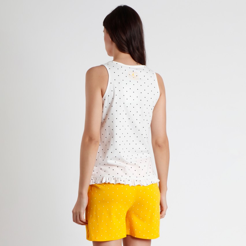 Pigiama donna Santoro 62380 100% cotone pois