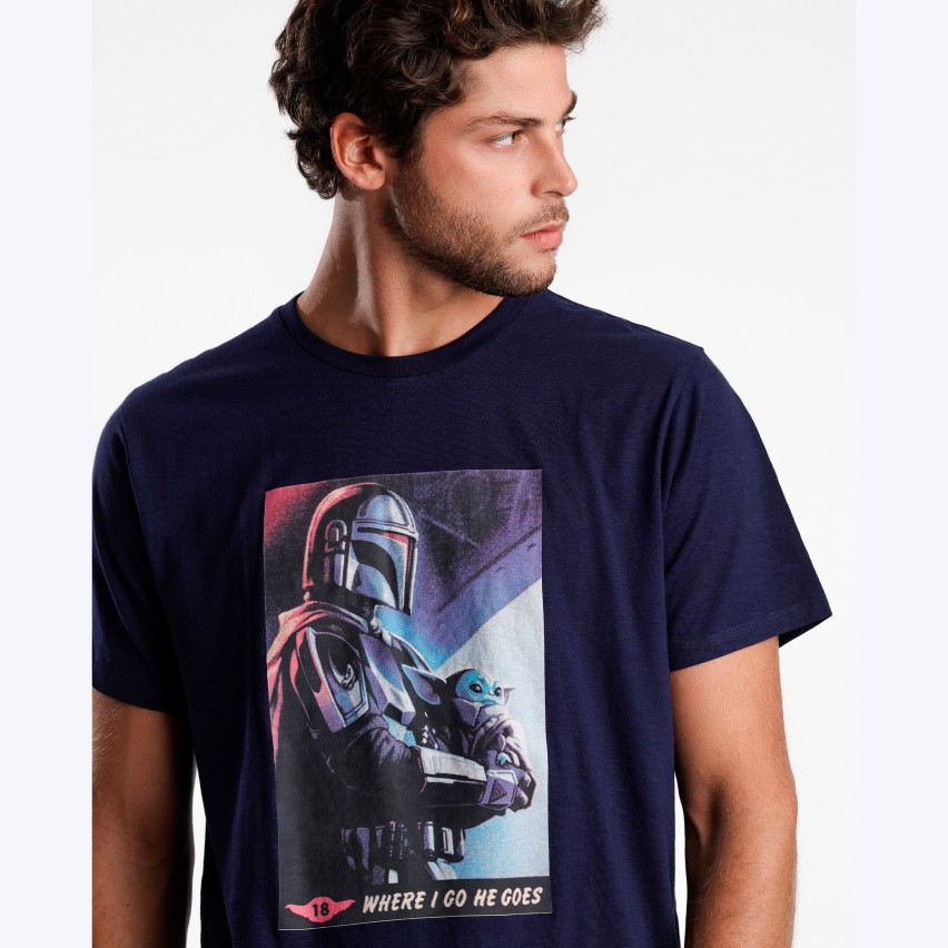 Pigiama uomo estivo Star Wars 62484 100% cotone
