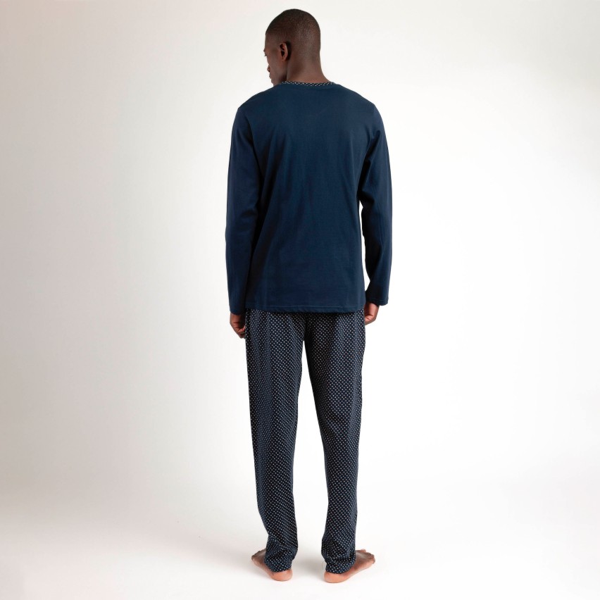 Pigiama uomo lungo cotone Admas 63105
