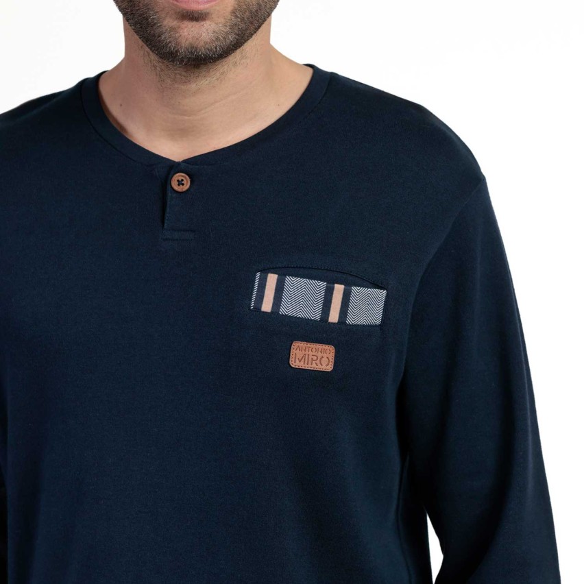 Pigiama uomo caldo cotone Antonio Miró Admas 63180