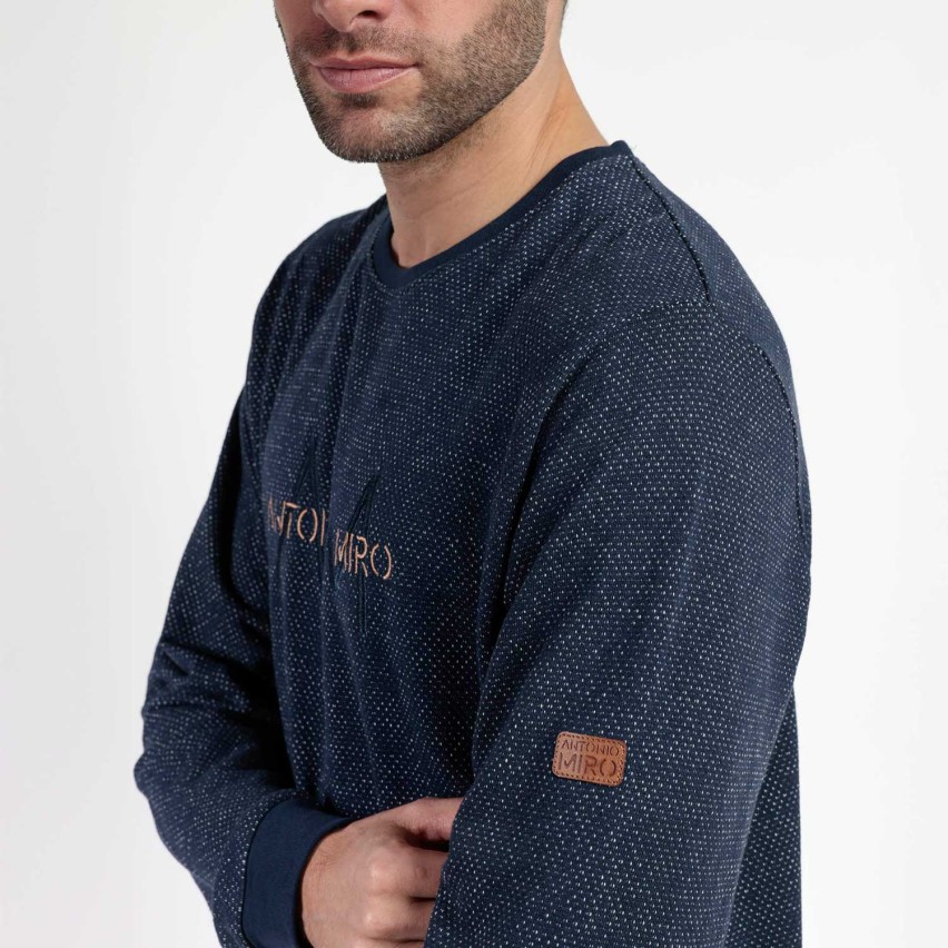 Pigiama uomo caldo cotone Antonio Miro Admas 63184