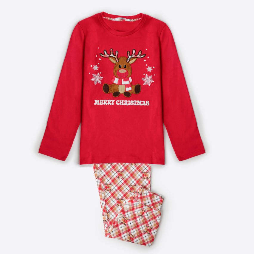 Pigiama bimbo natalizio caldo cotone Admas 63333