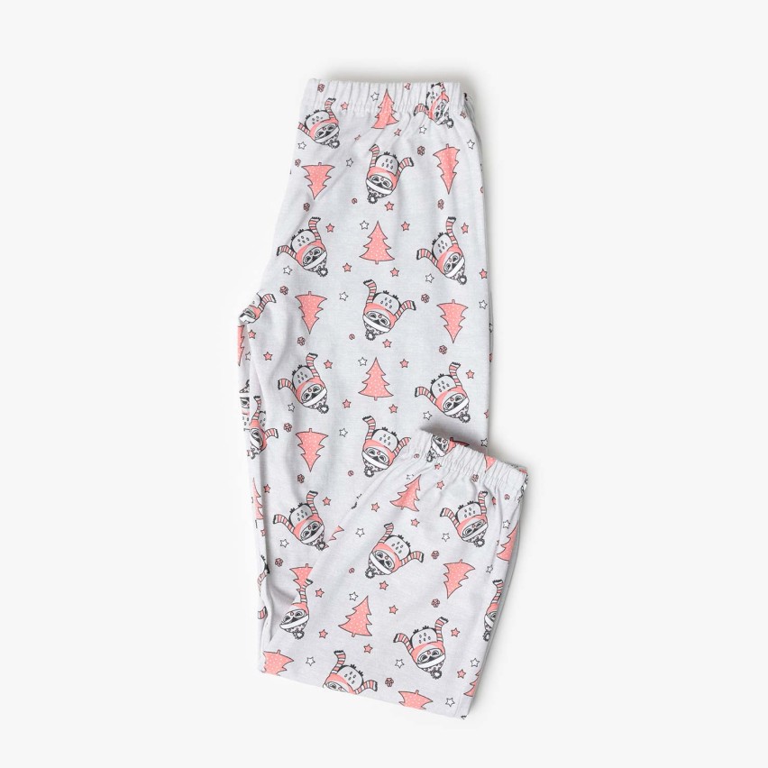Pigiama bimba caldo cotone con gufo 3D Admas 63351