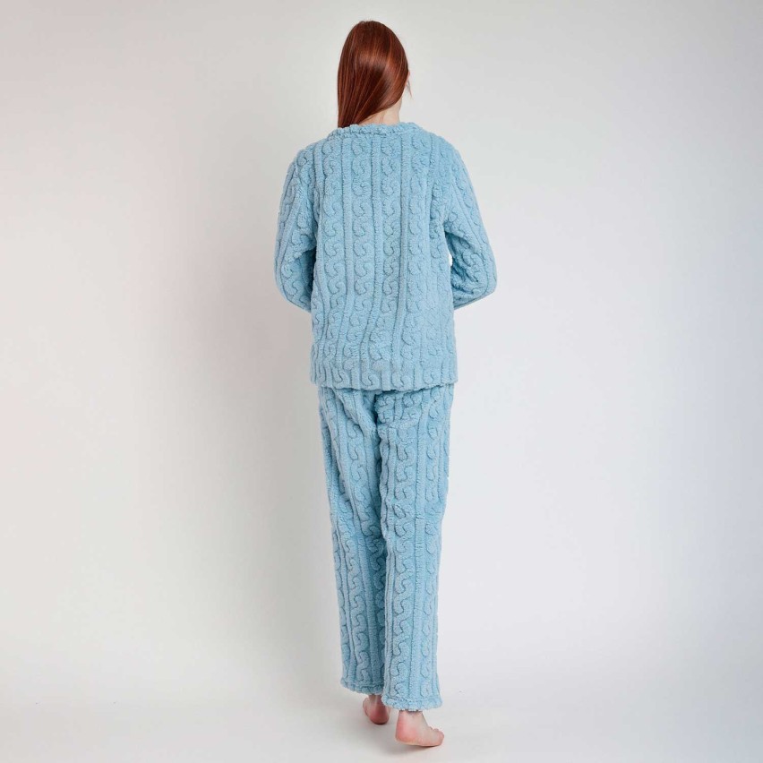 Pigiama donna in coral con intrecci Admas 63651