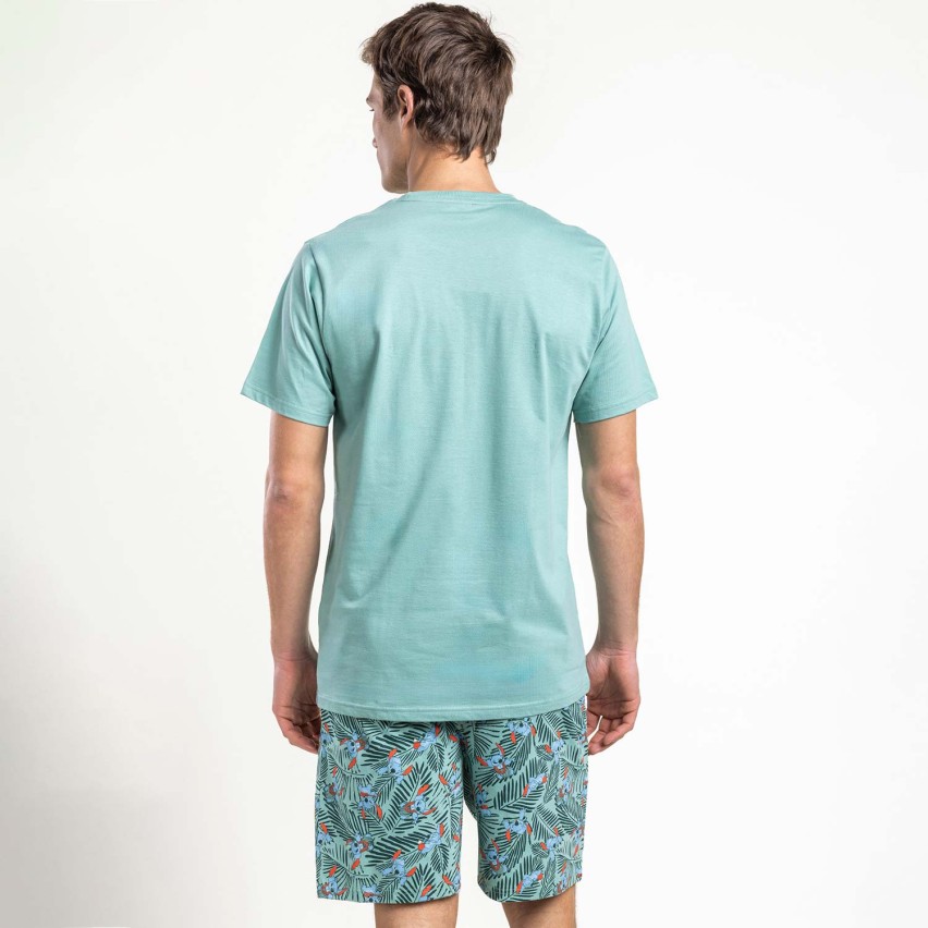 Pigiama uomo corto 100% cotone Stitch Disney 64203