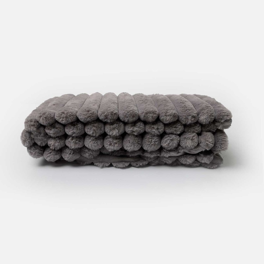 Coperta calda double-face pelliccia e pile Admas 69105