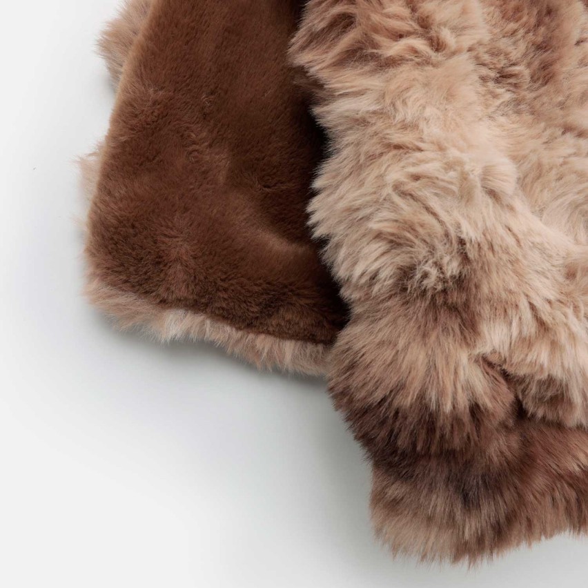 Coperta in eco-pelliccia caldissima Admas 69106
