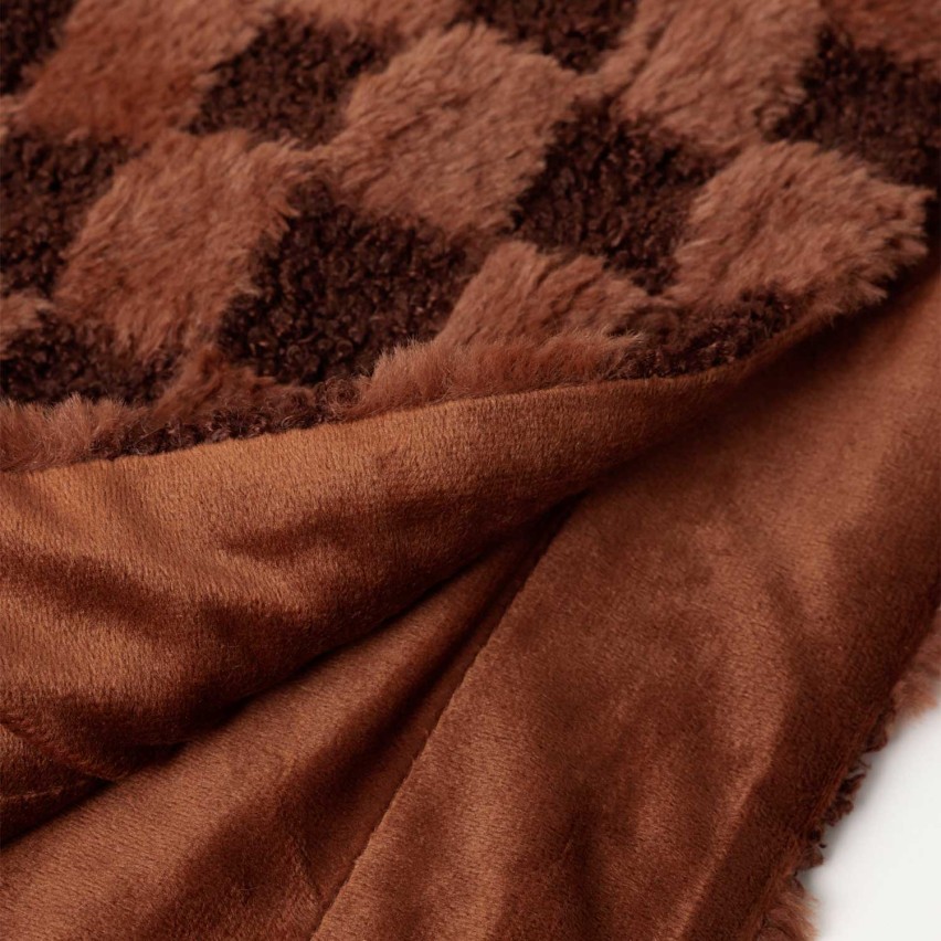 Coperta calda doube-face effetto teddy Admas 69109