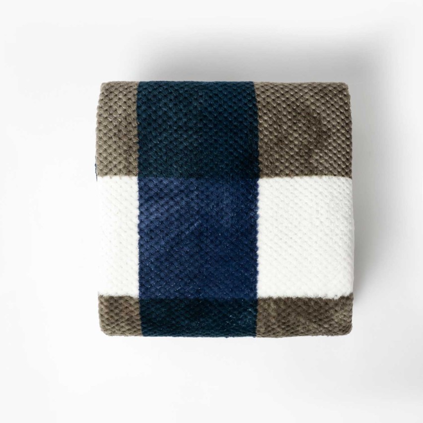 Coperta in soffice coral a quadri Admas 69110