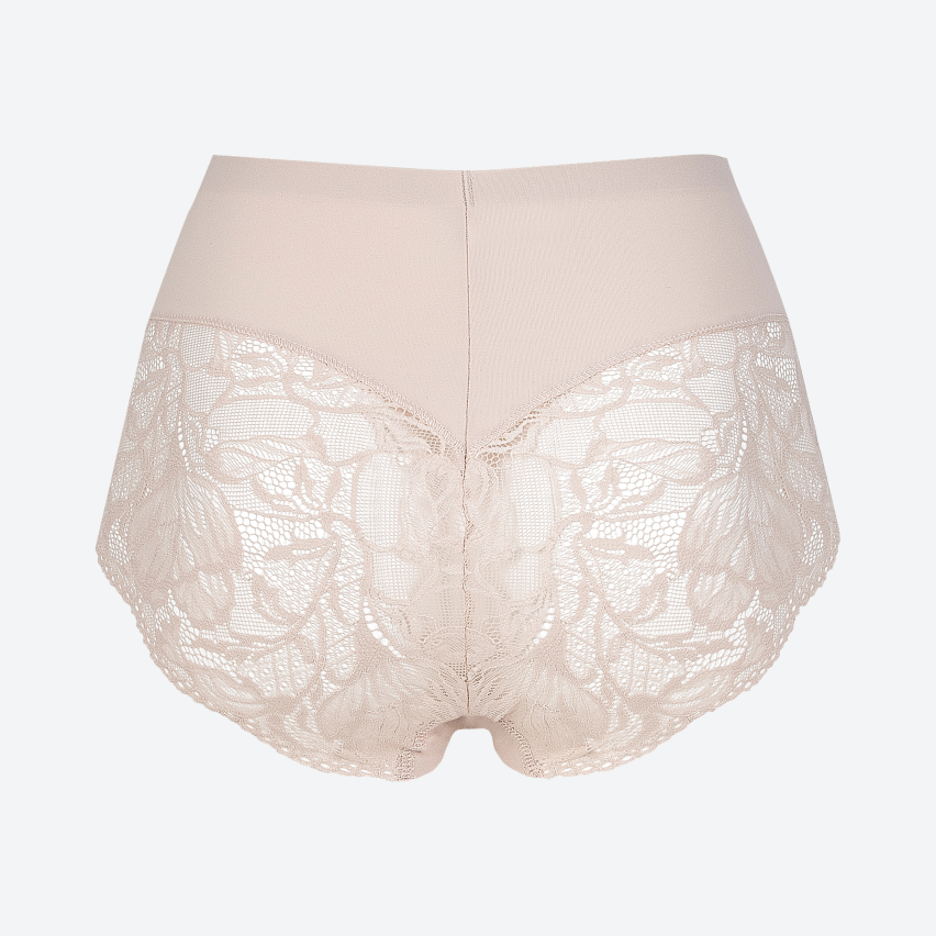 Guaina vita alta donna Spiman Leila contenitiva microfibra e pizzo