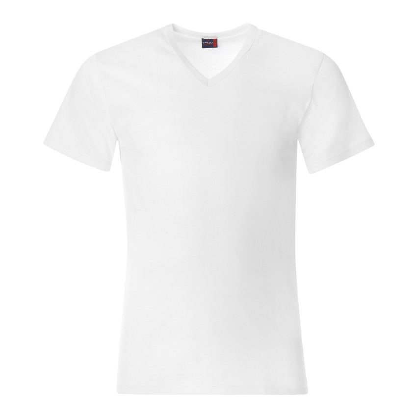 T shirt cotone scollo a V uomo Snelly 3 pezzi 7012