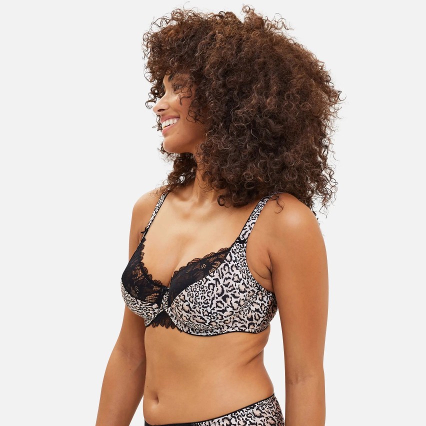 Reggiseno maculato e pizzo Sans Complex Salma 70AAM11