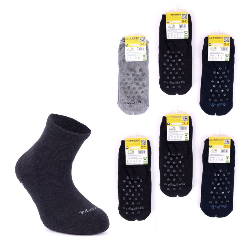 Calze antiscivolo Meritex 734 ABS bimbo 6 paia