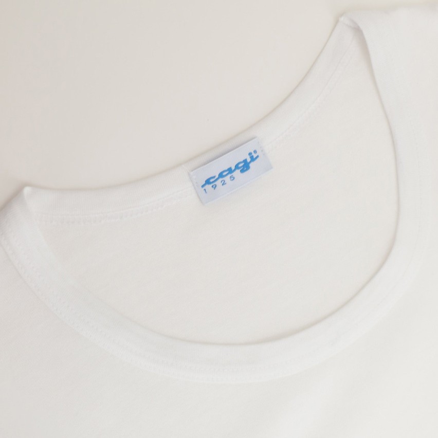 Maglia intima uomo Cagi 1318 filo di scozia manica corta 