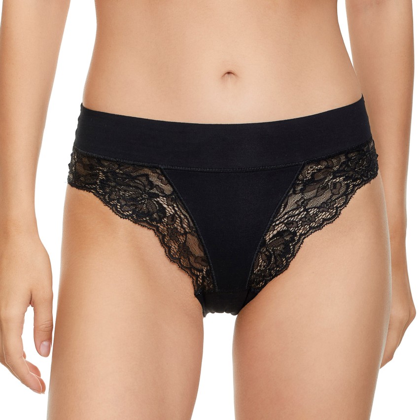 Slip donna Jadea 8012  taglio laser cotone e pizzo 3 pz