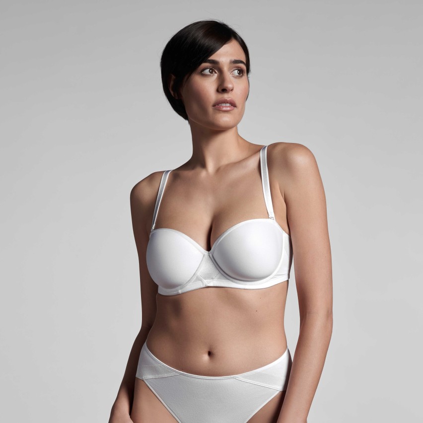 Reggiseno fascia con ferretto Lepel 475 cotone elasticizzato