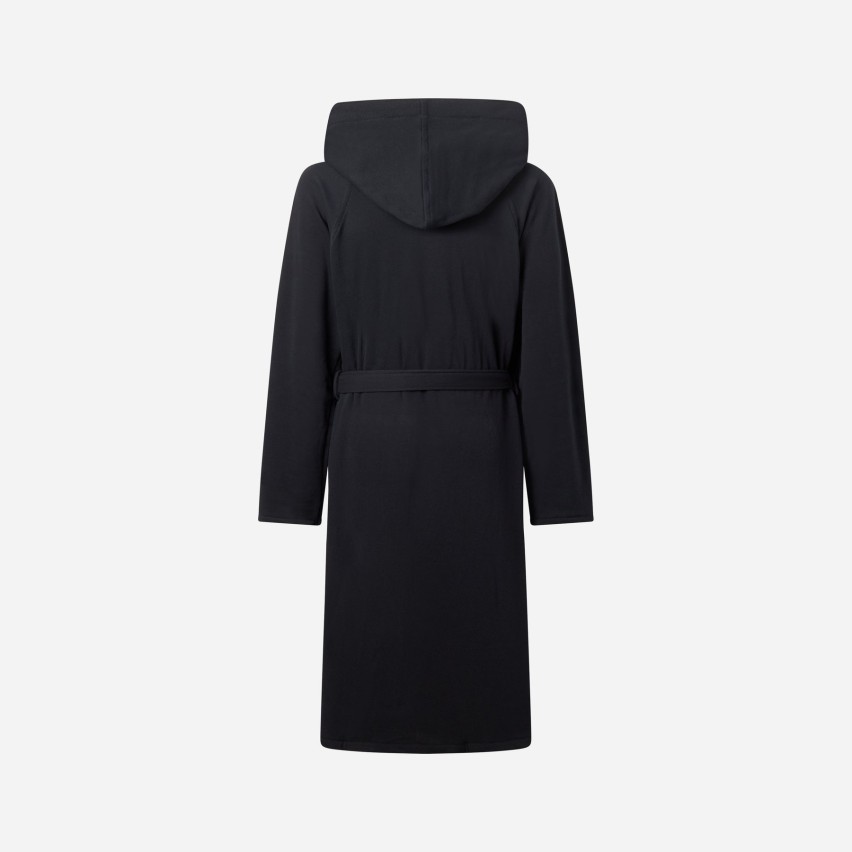 Accappatoio Premium MILAN Ufficiale in microspugna con Cappuccio e Cintura