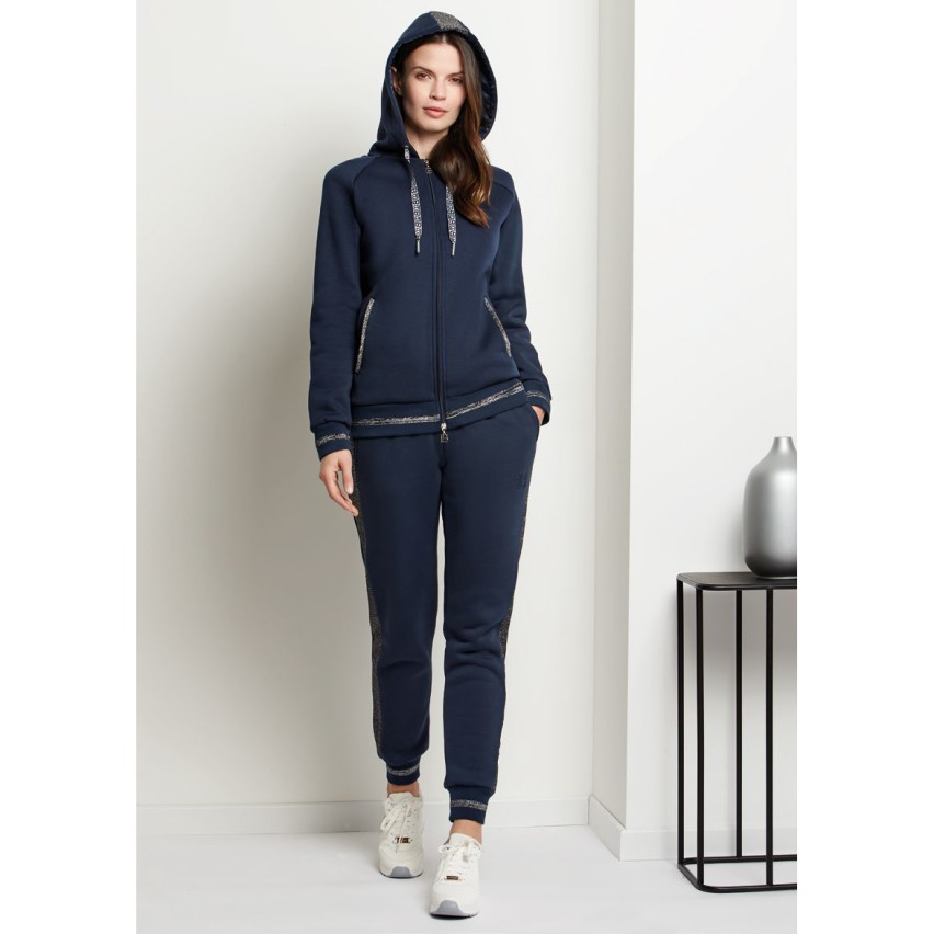 Tuta donna felpata navy Laura Biagiotti BOS 96579S 