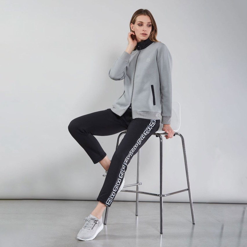 Laura Biagiogi Tuta Intera Donna In Cotone Con Cerniera – Modello Art. 96172, Manica Lunga, Comoda E Sportiva