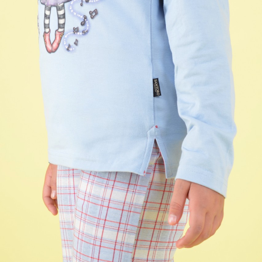 SOIBEEN Pigiama Bambina 2 Pezzi Maniche Lunghe 100% Cotone - Morbido Set Con Top E Pantalone, Vestibilità Comoda (Tabella Taglie)